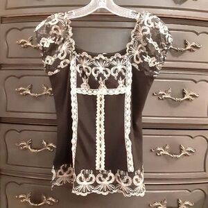 Boho top w/ lace